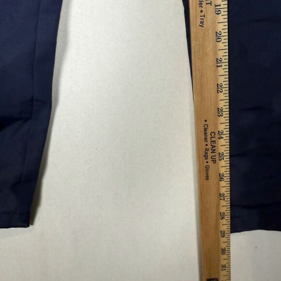 Parish Nation Track Pants Men's Large Navy Blue 2 Stripes Mesh Lined Ankle Zip - Picture 15 of 16